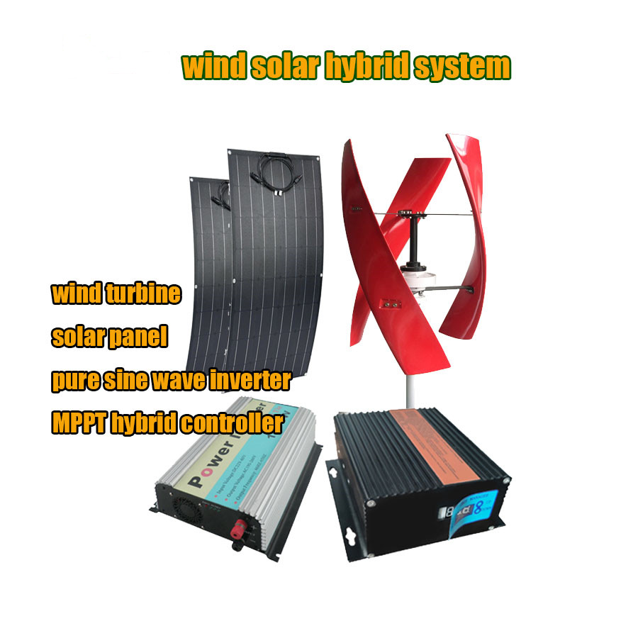 China 2kw 96v Vertical Wind Solar Hybrid System Off Grid Inverter And ...