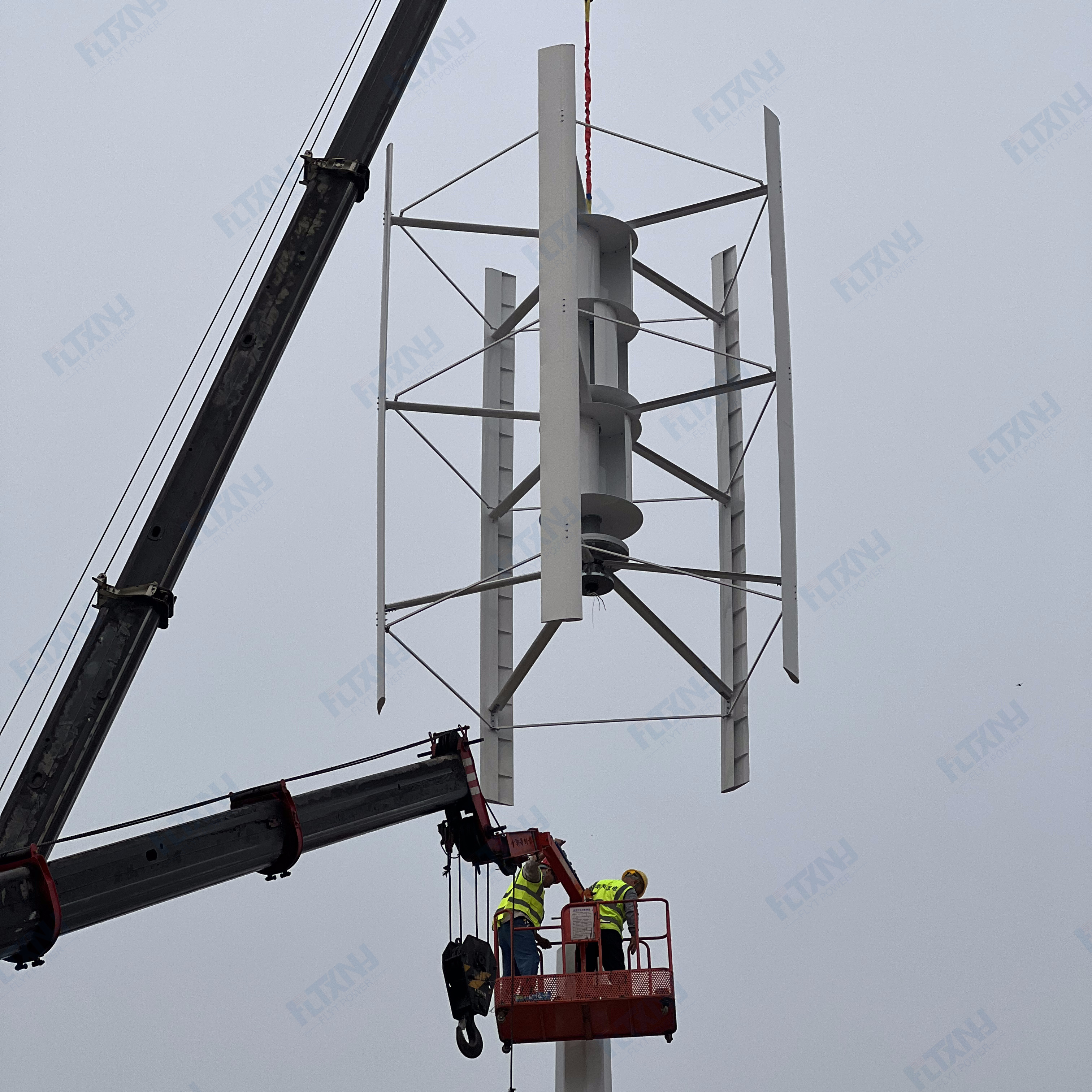 China FLYT factory direct sale vertical wind turbine 3kw 5kw 10kw 20kw ...
